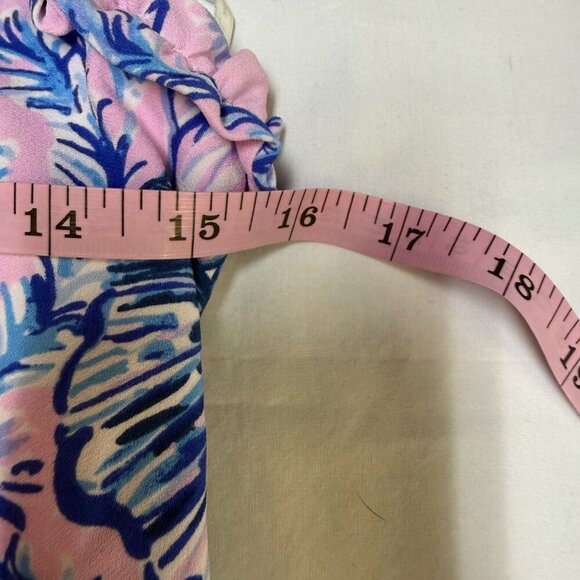 Lilly Pulitzer Zenon Ruffle Romper Magnolia Lilac “A Little Jelly” 6 EUC - Picture 8 of 15